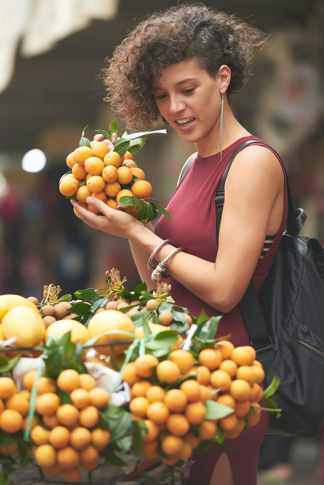 Buying fruits